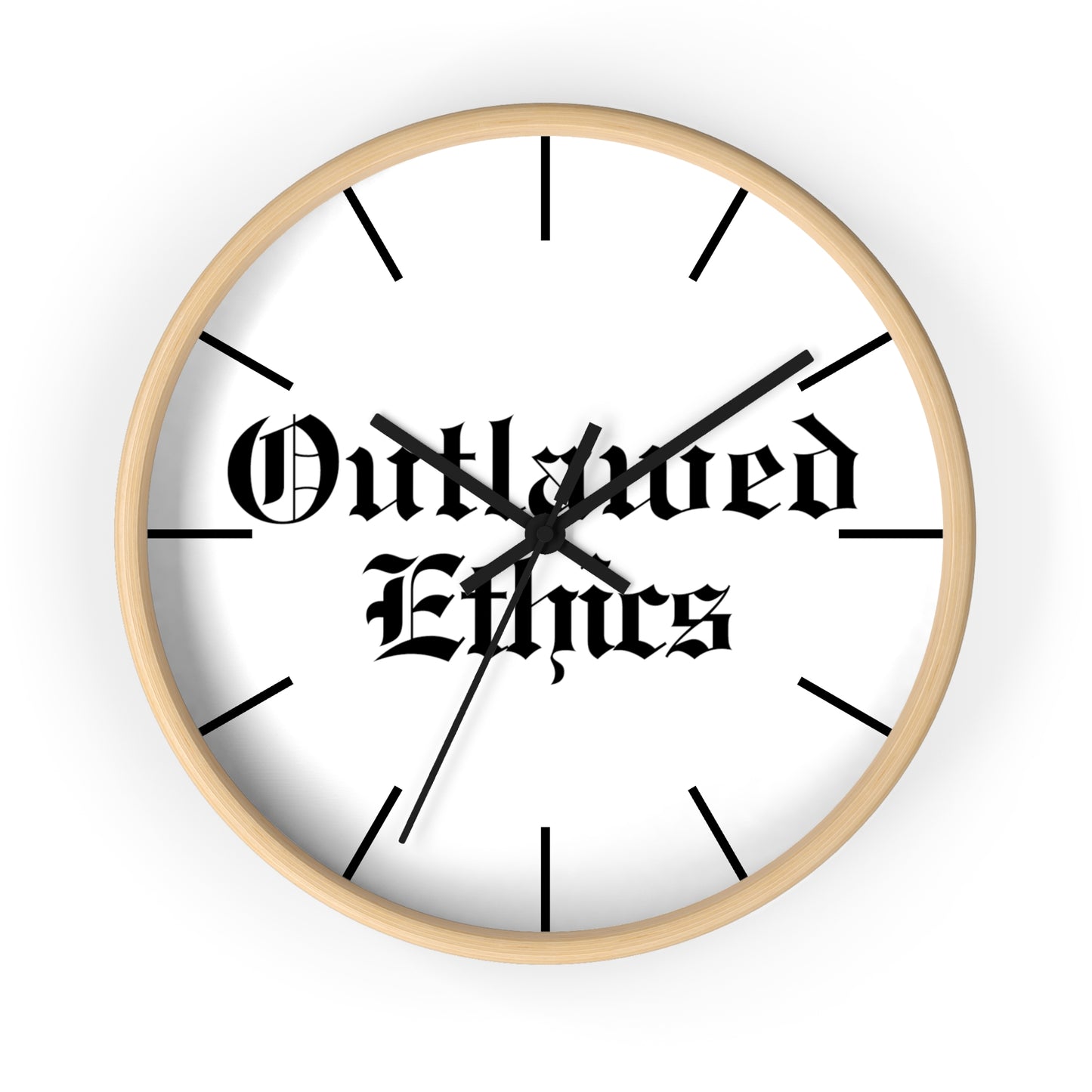 Outlawed Ethics Wall Clock
