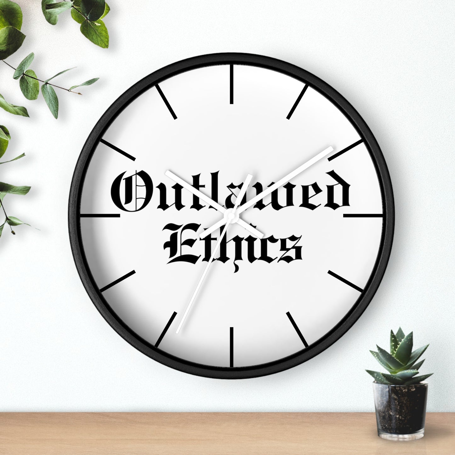 Outlawed Ethics Wall Clock