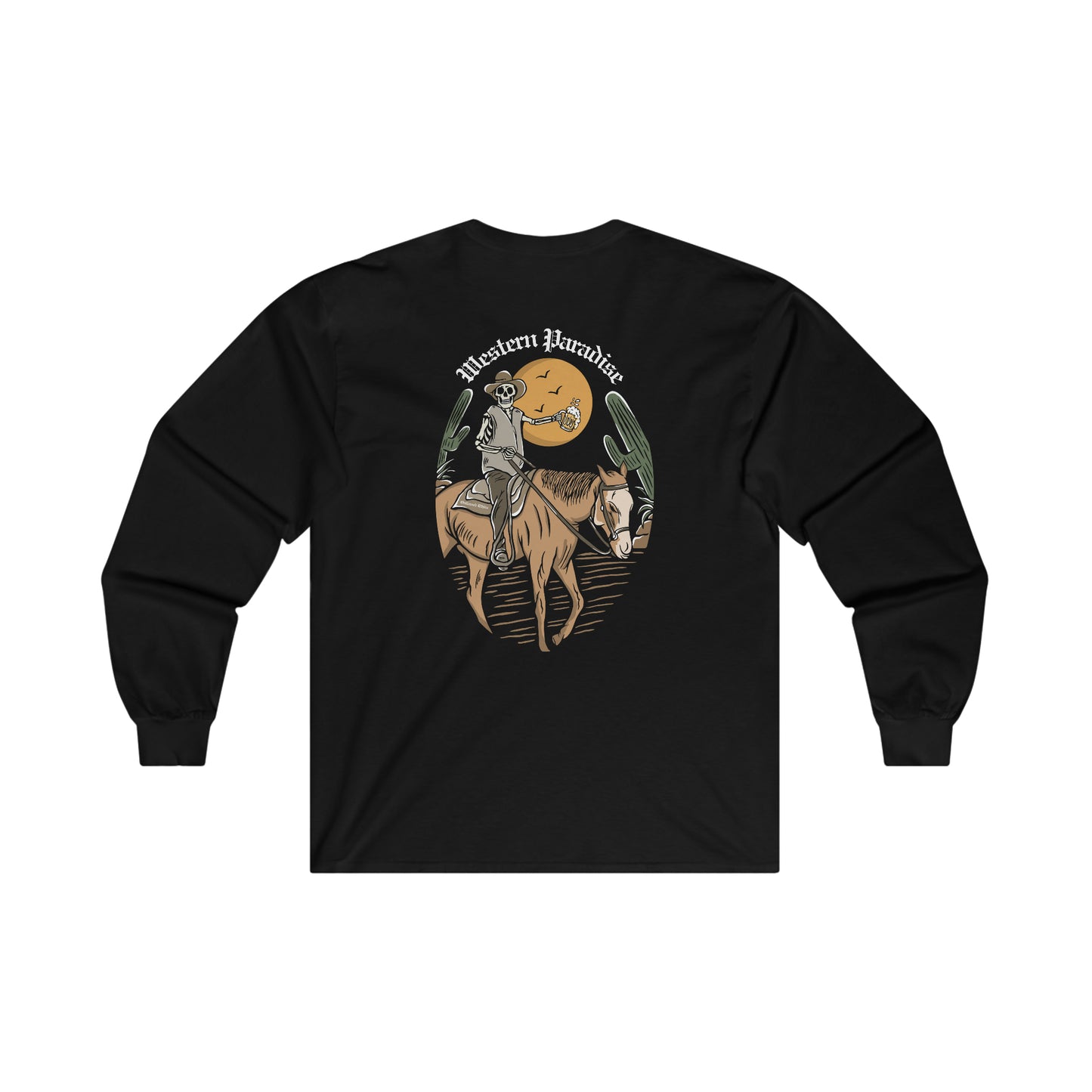 Western Paradise Ultra Cotton Long Sleeve Tee