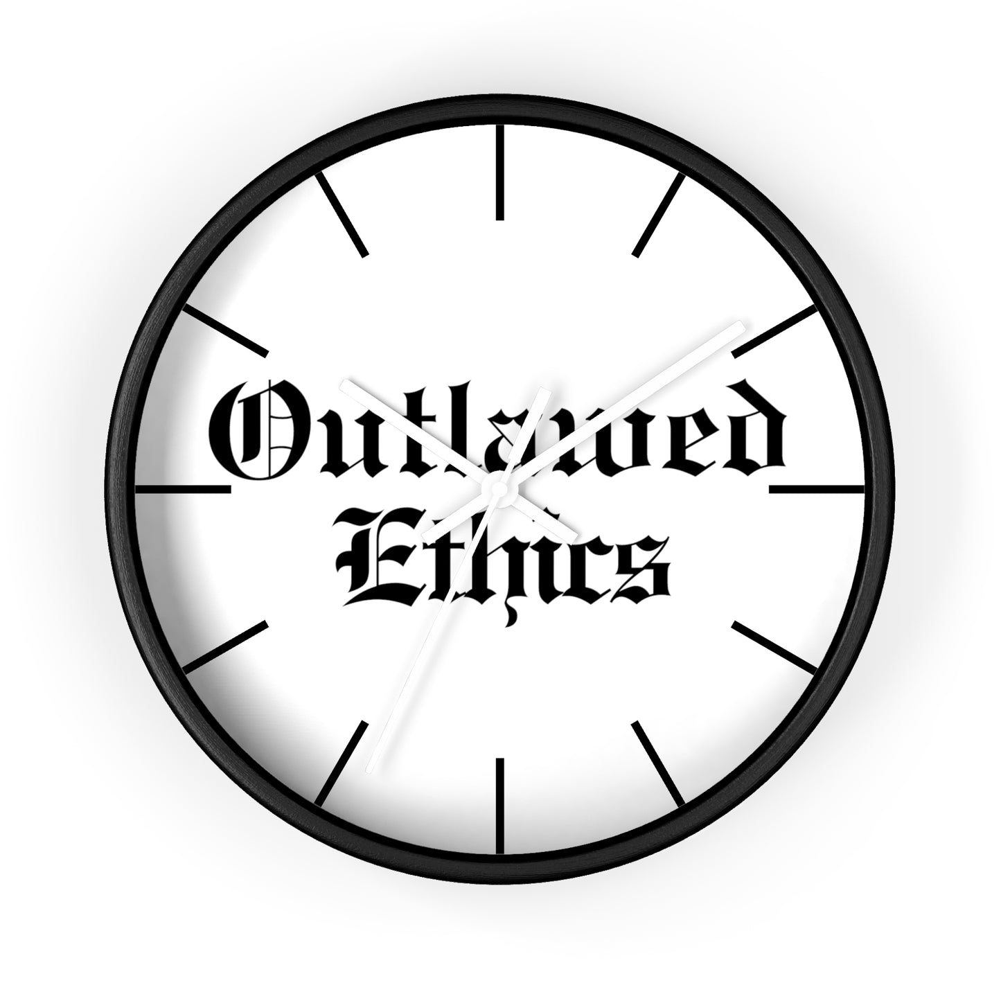 Outlawed Ethics Wall Clock