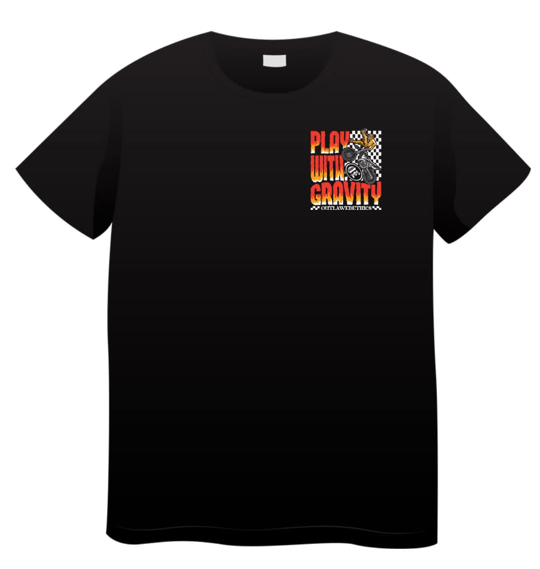 Play with gravity graphic tee