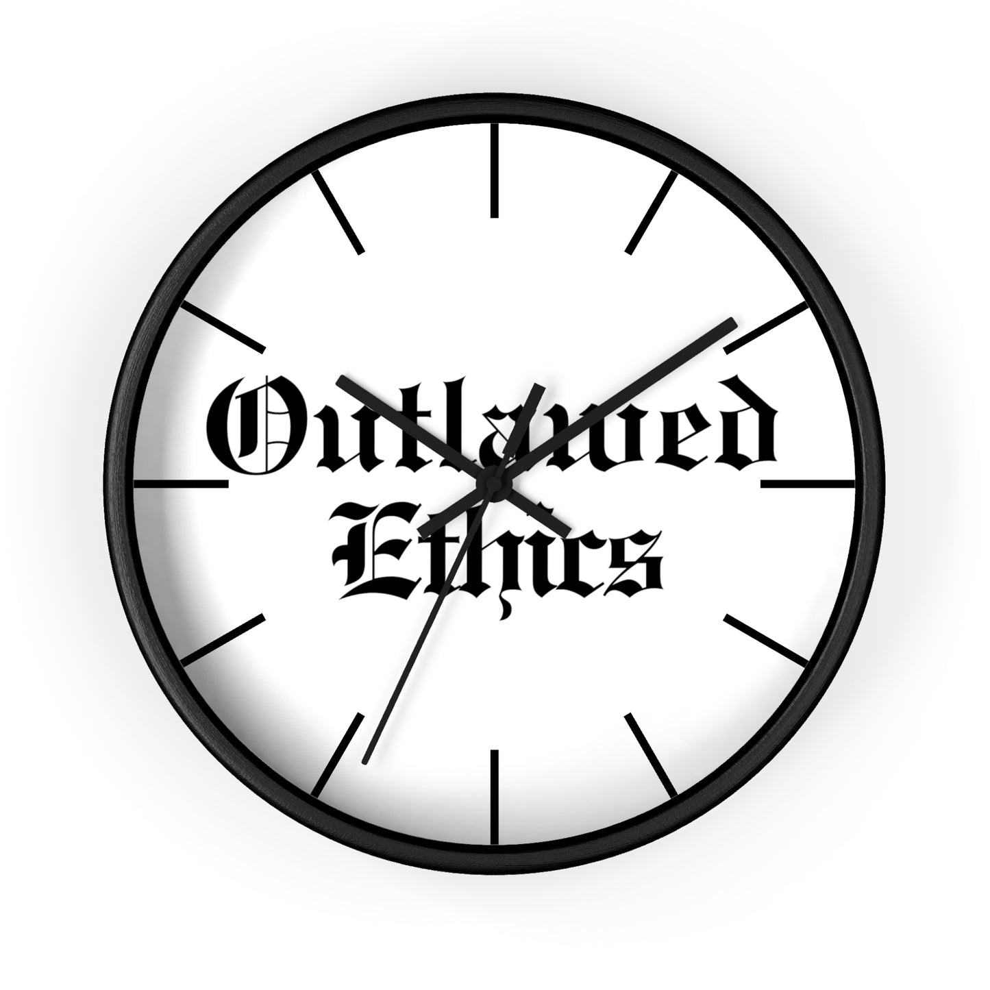 Outlawed Ethics Wall Clock