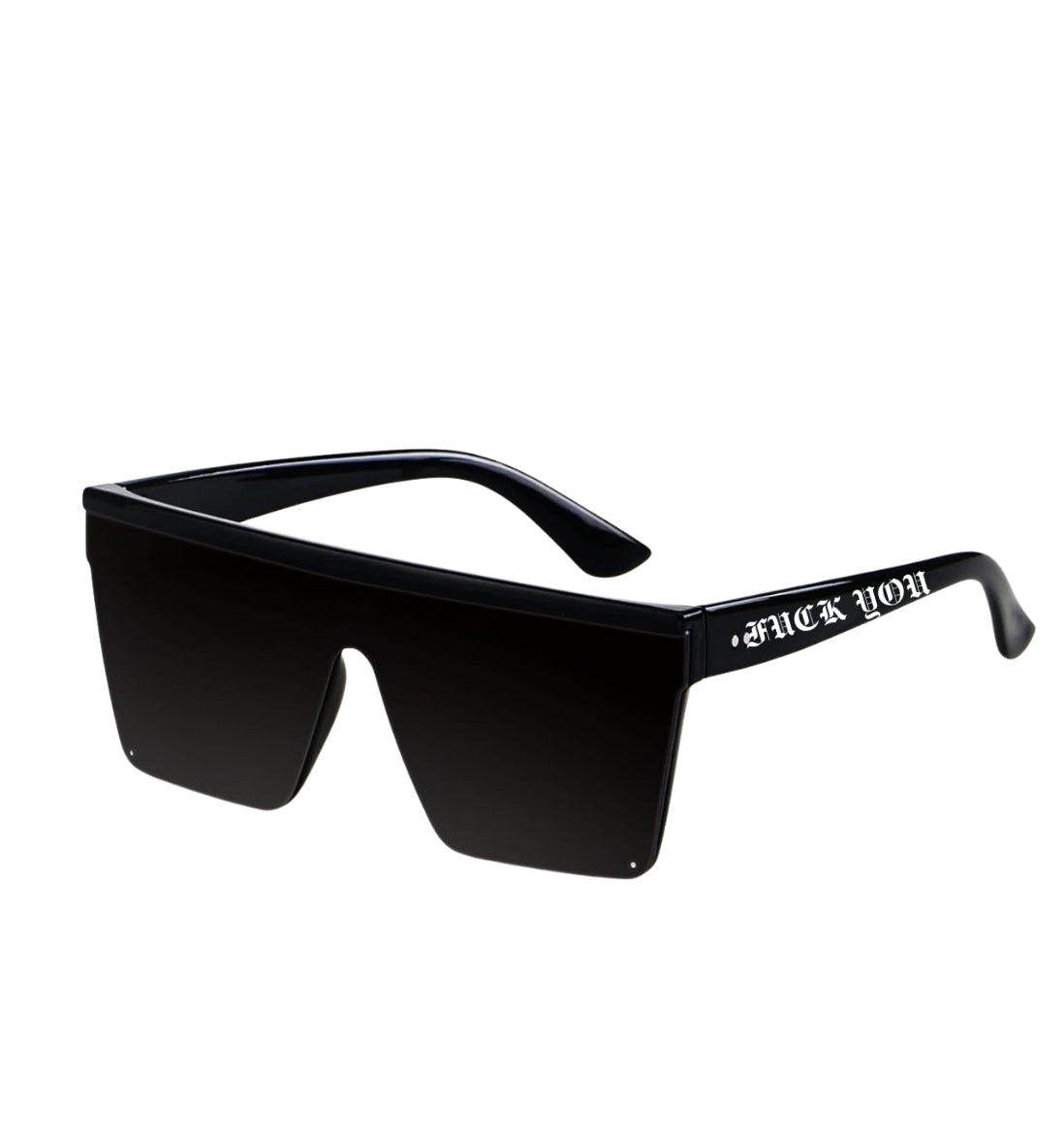 Fuck you white gold plate OE Sunnies