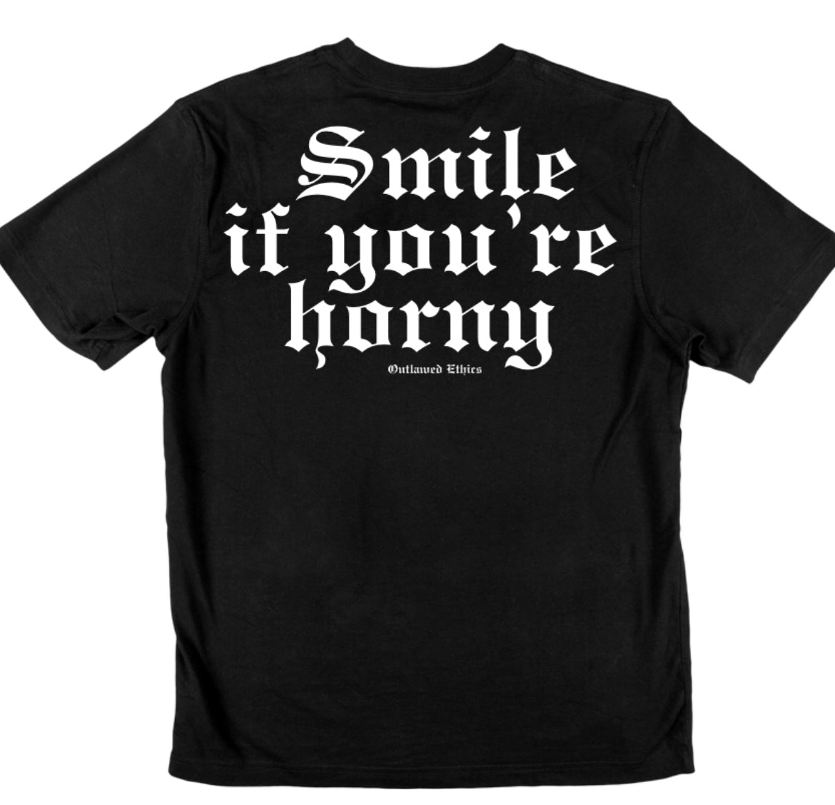 Smile if you’re horny graphic tee