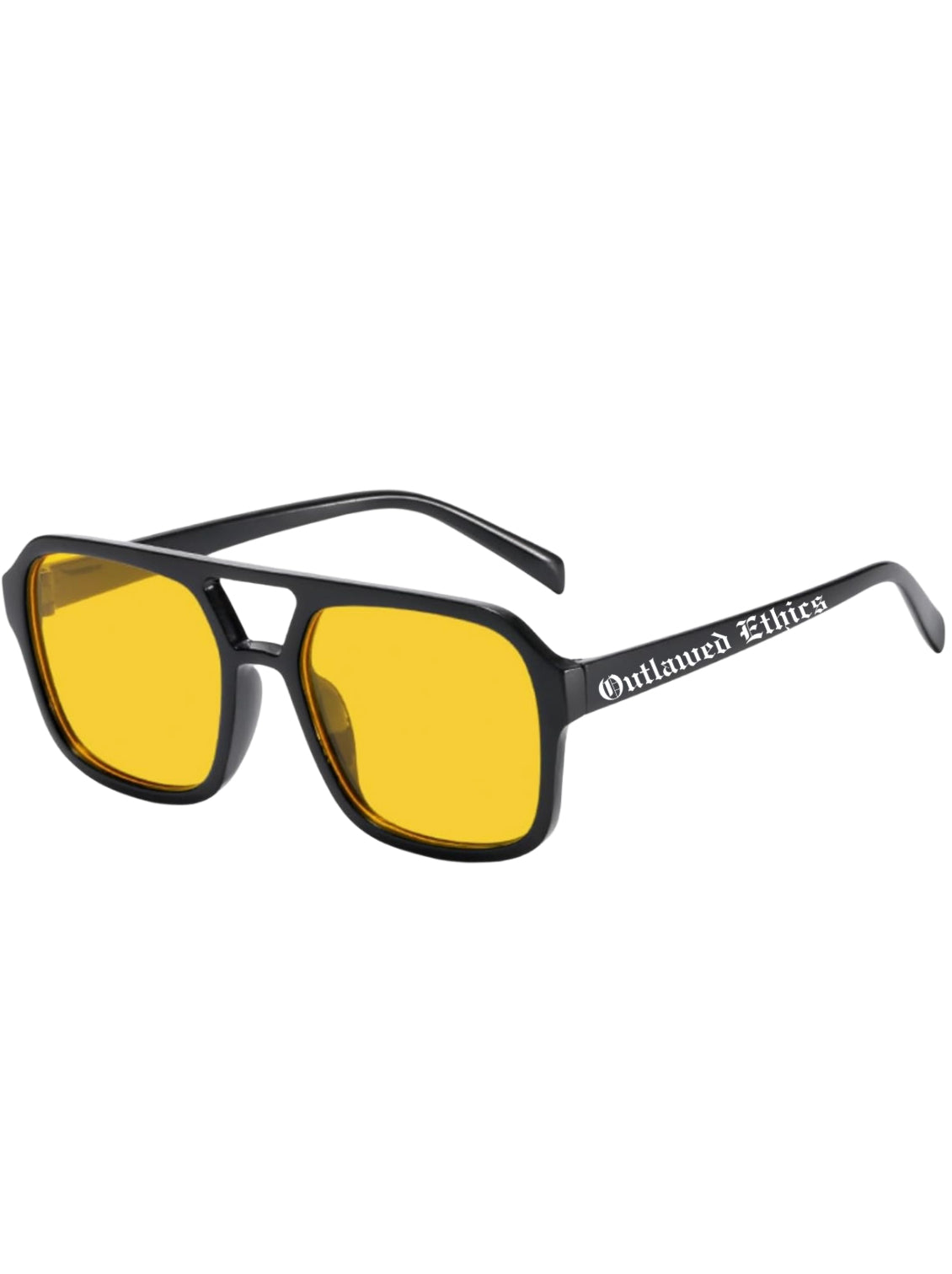 Yellow retro fade shades