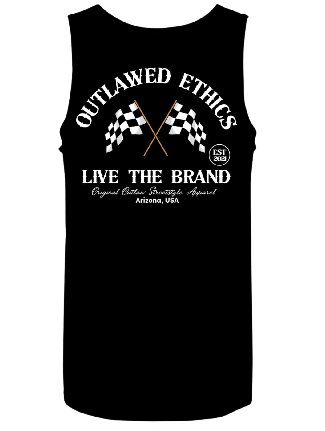 Outlawed Ethics live the brand Og Streetstyle men’s tank top