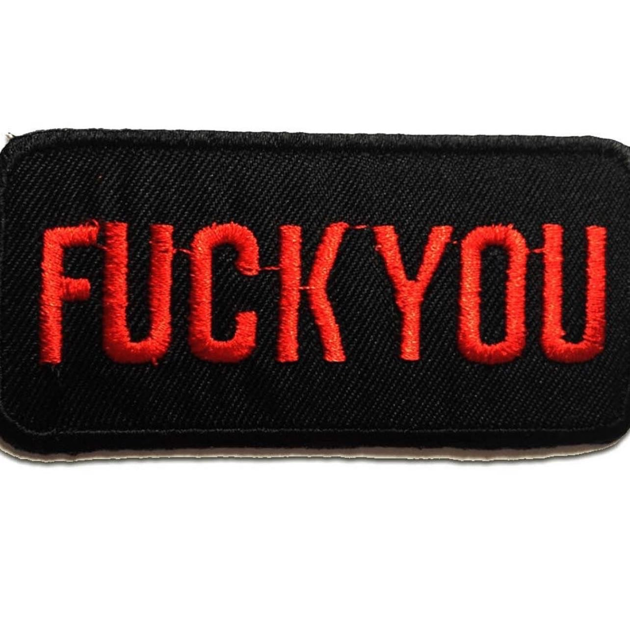 Fuck You Biker Patch