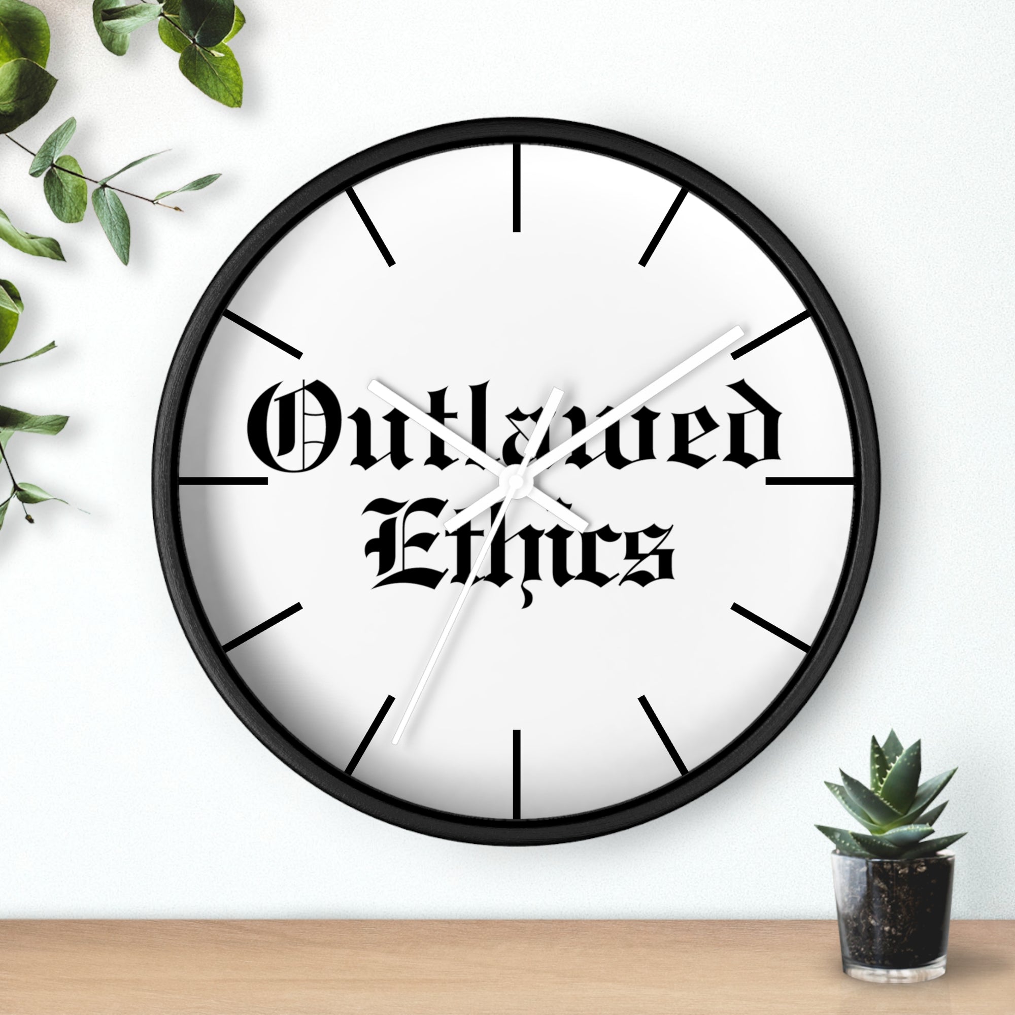 Outlawed Ethics Wall Clock