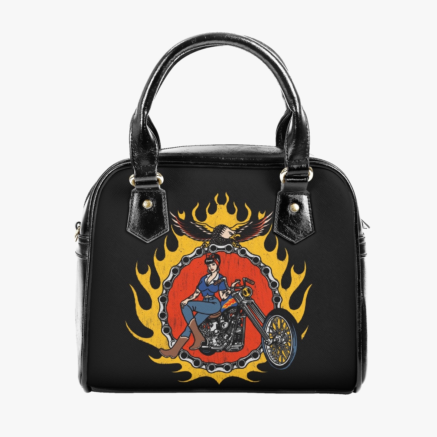 If Youre Gonna Ride Something, Make It Interesting Leather Purse