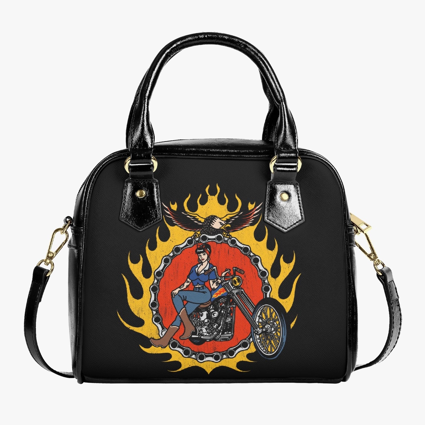 If Youre Gonna Ride Something, Make It Interesting Leather Purse