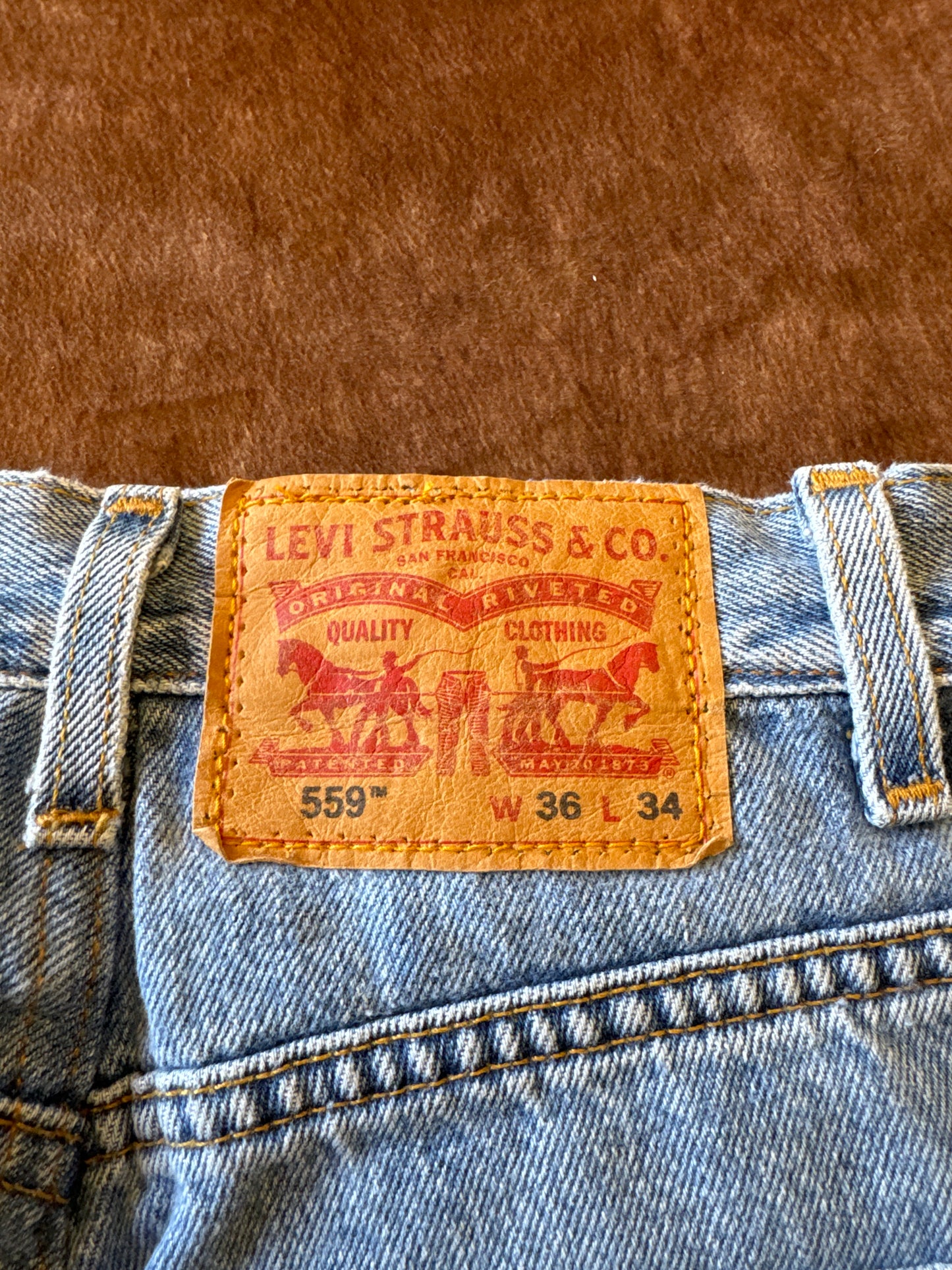 Reworked Levi’s 559 size 00