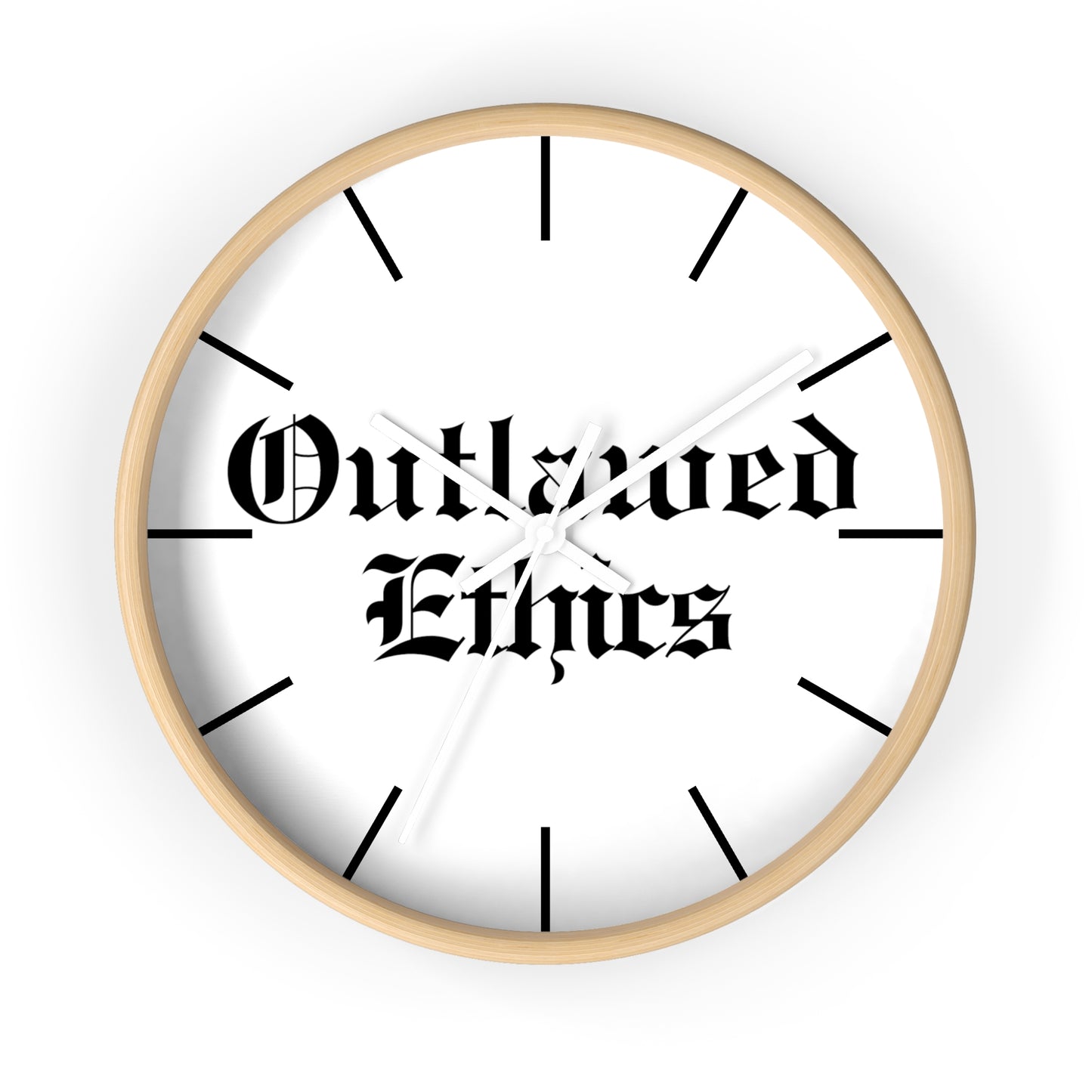 Outlawed Ethics Wall Clock