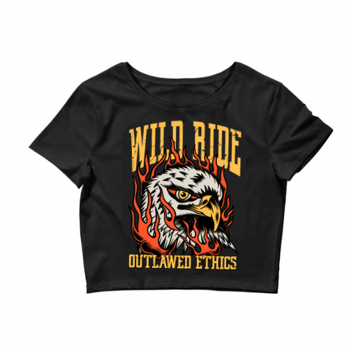 Wild Ride crop tee