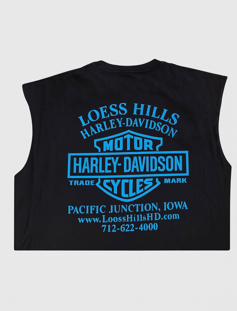 Loess Hills HD Pacific Junction Iowa Vintage cut off
