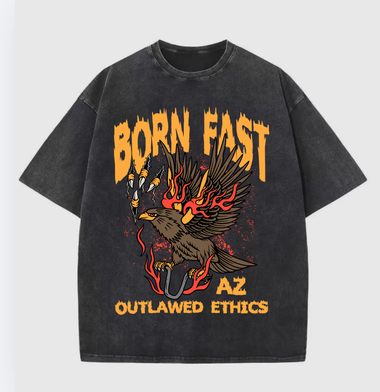 Born Fast oversized tee