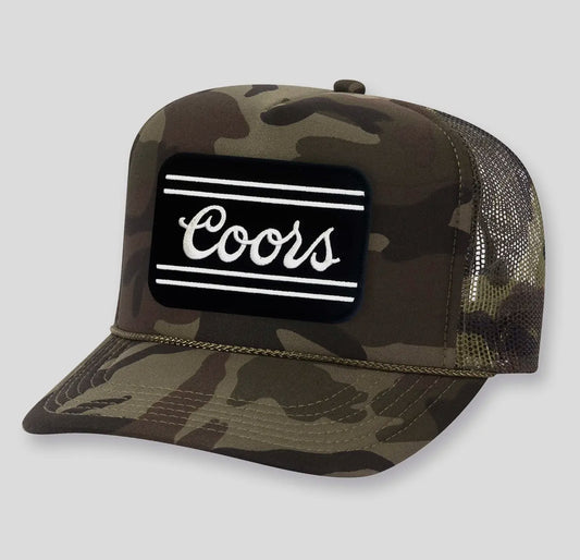 Coors Banquet Camo Trucker Hat