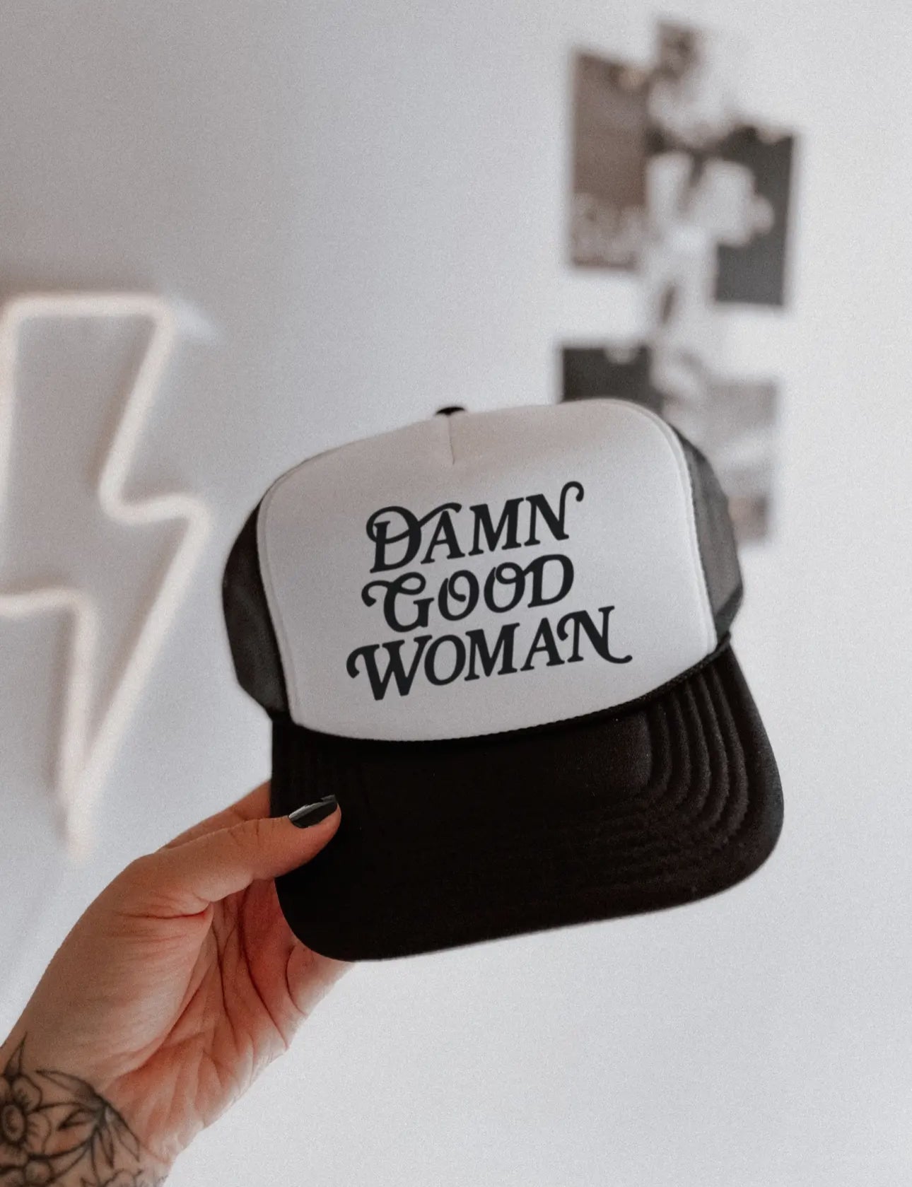 Damn Good Woman Trucker Hat