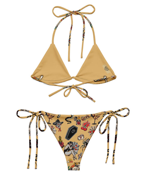 American Old School Traditional Bikini