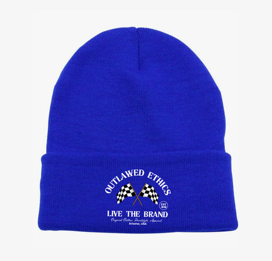 Live The Brand Royal Blue Unisex Beanie