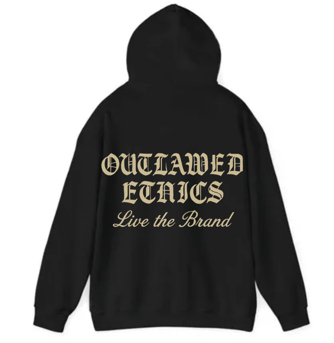 Gold Outlawed Ethics hoodie