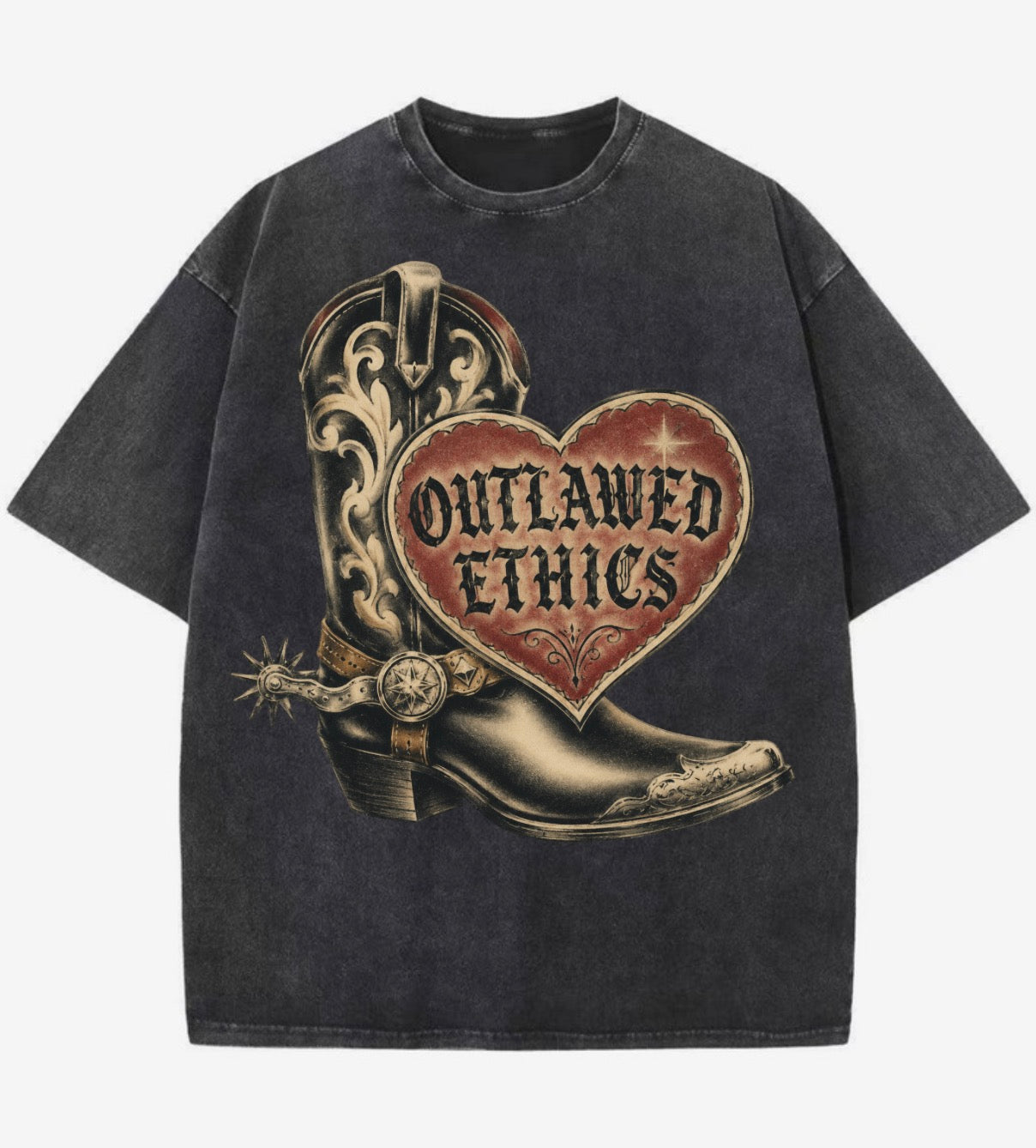 Outlaw Sweetheart Oversized tee