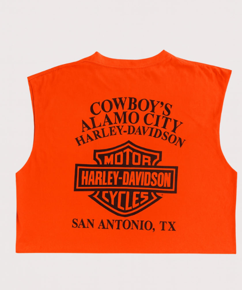Cowboys Alamo City HD San Antonio TX Vintage Cutoff