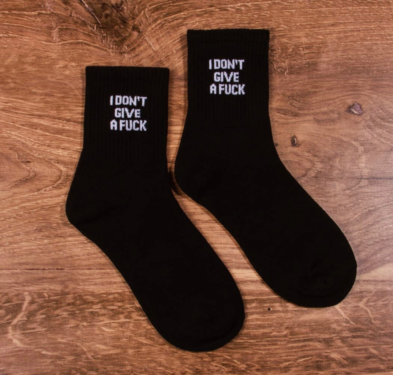 I Don’t Give A Fuck Crew Socks