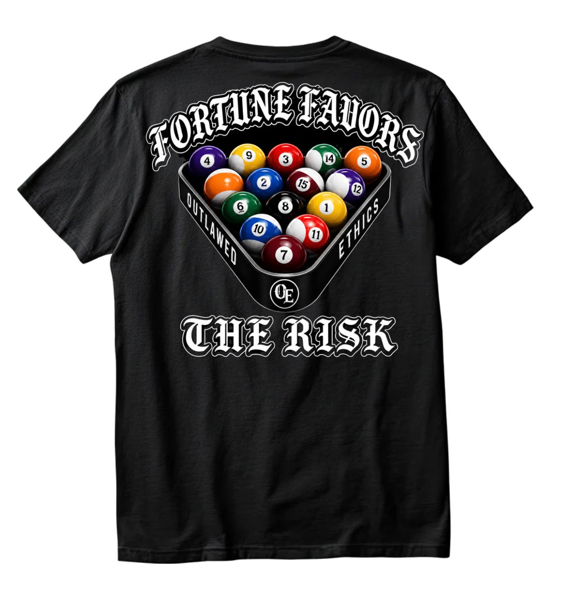 Fortune Favors the Risk Graphic tee