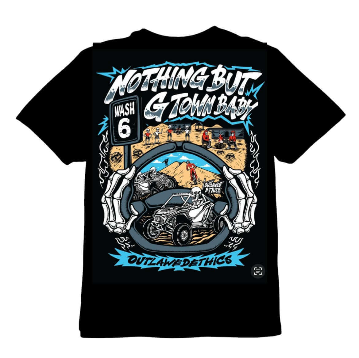 Nothing but G Town baby graphic tee
Glamis Designs wash 6 