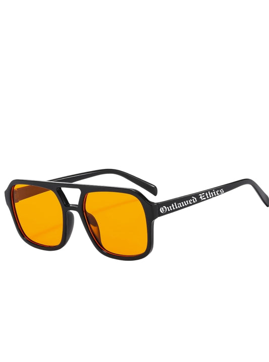 Orange Retro Fade Shades
