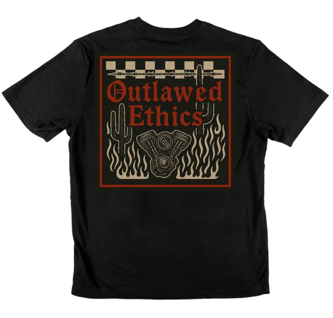 Barbed & Built graphic tee