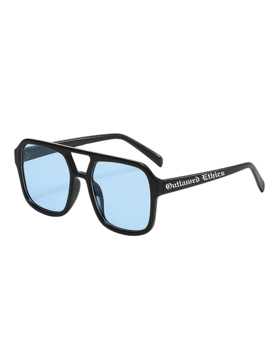 Blue retro fade shades