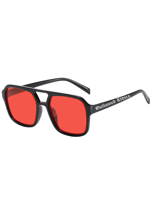 Red Retro Fade shades