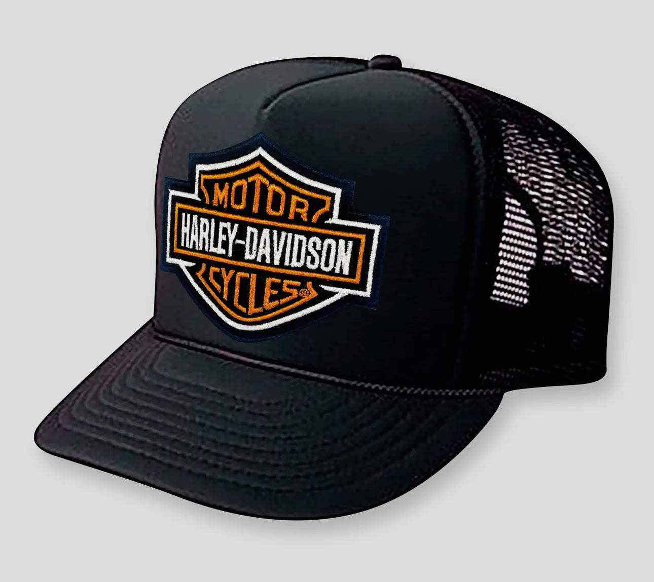 Solid Black HD Trucker hat