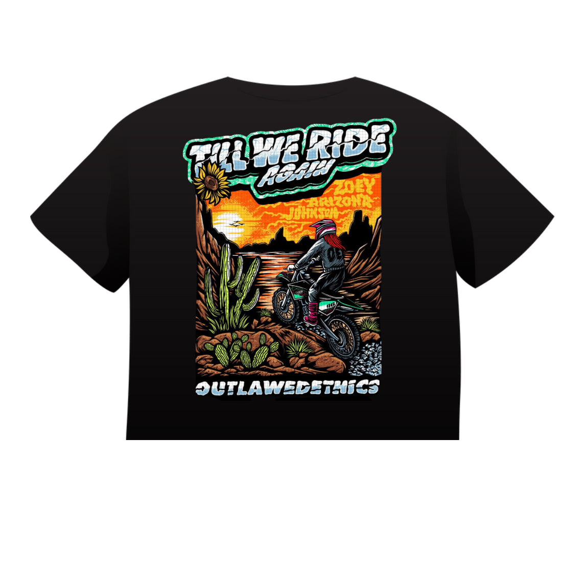 Till We Ride Again Crop Tee