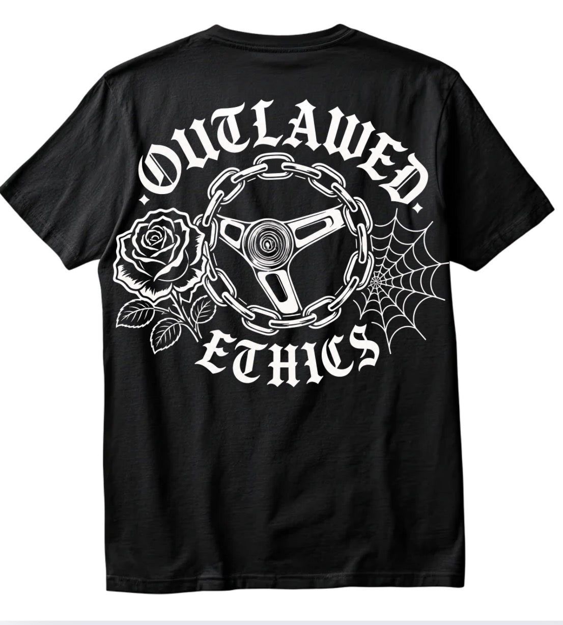 Till the wheels fall off graphic tee