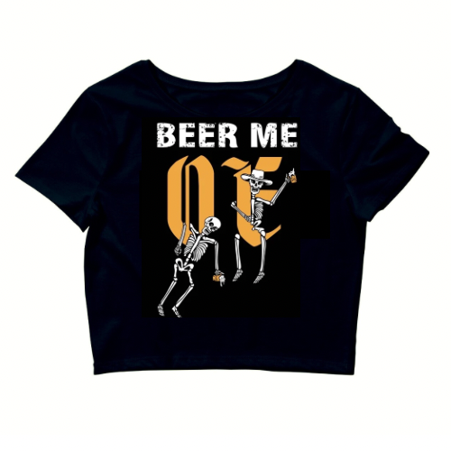 BEER ME CROP TEE