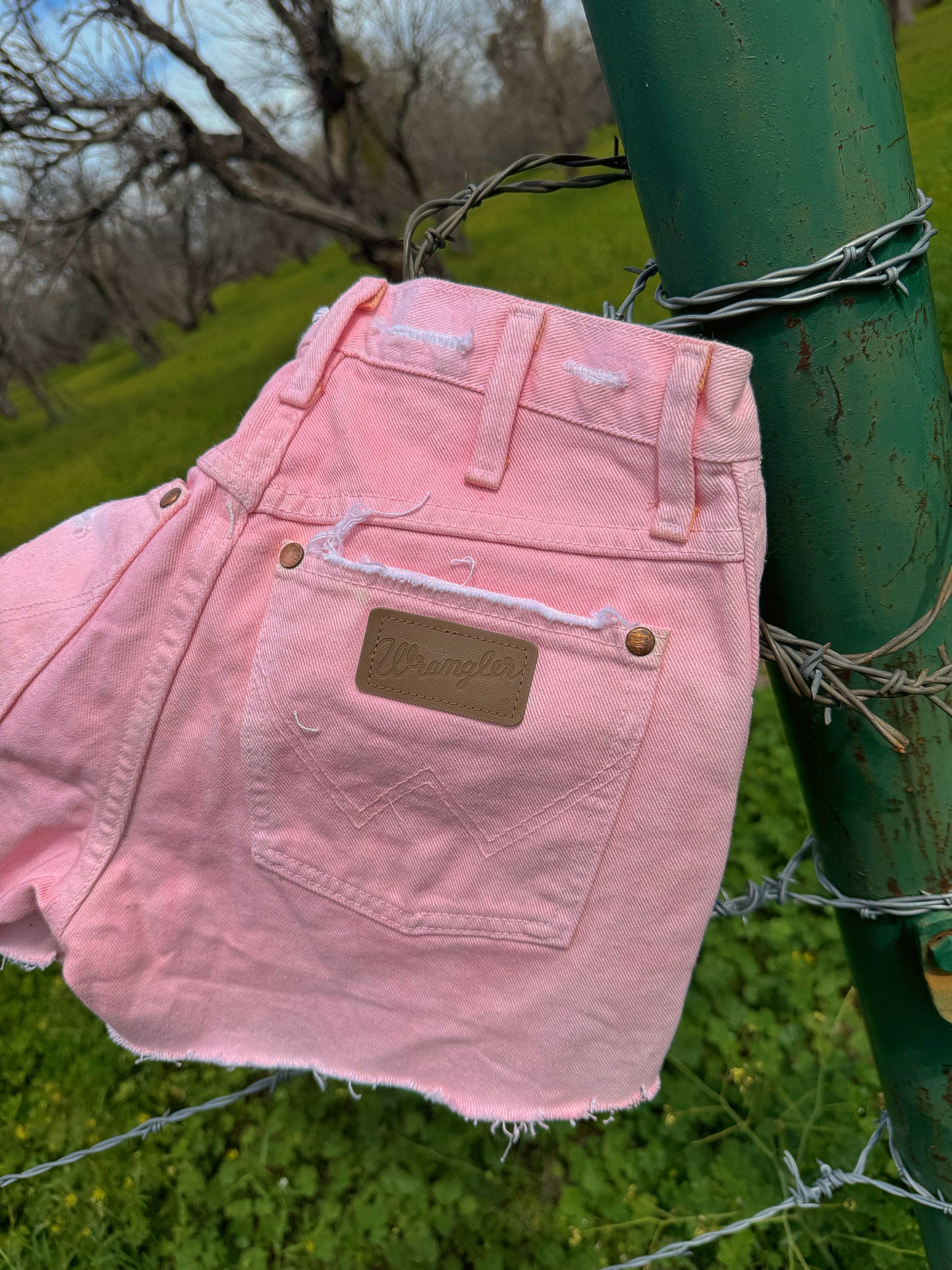 Pink Cowboy Cut Wranglers