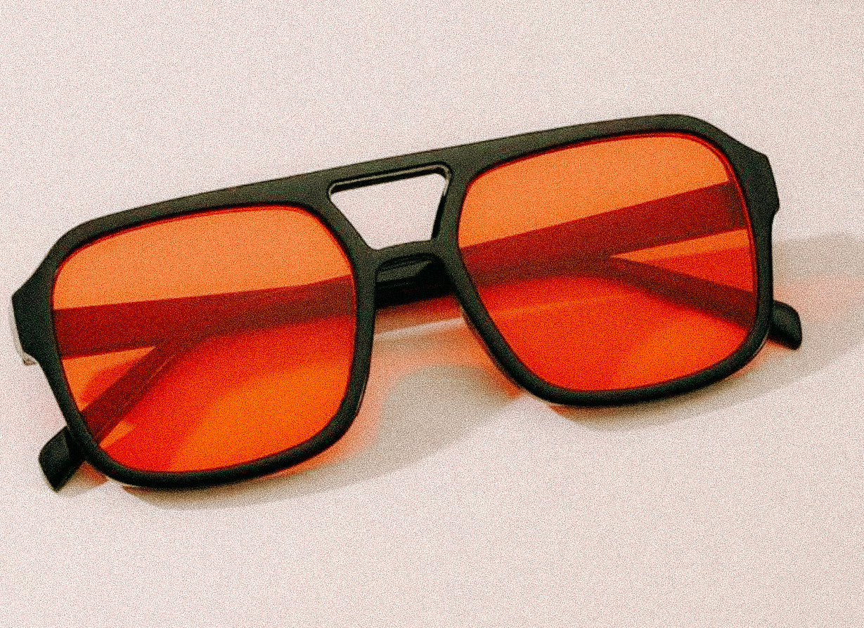 Red Retro 70's Sunnies