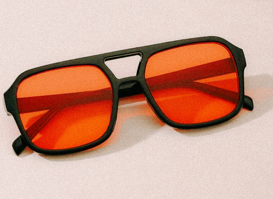 Red Retro 70's Sunnies