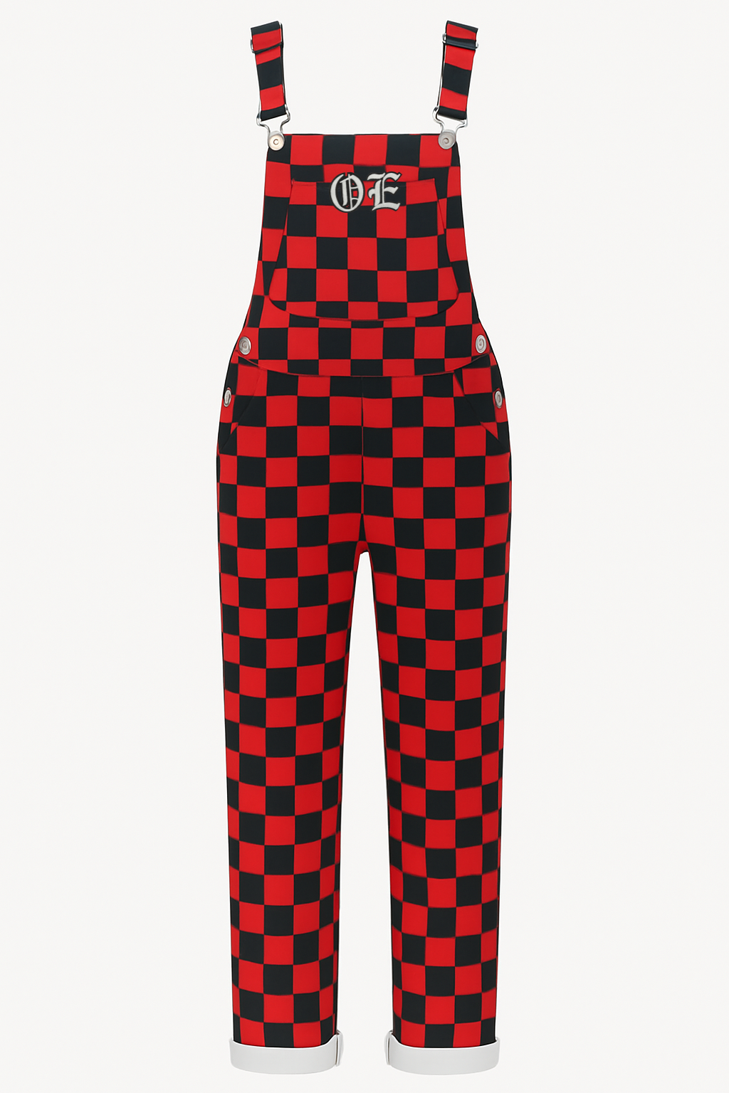 Redline checkered overalls