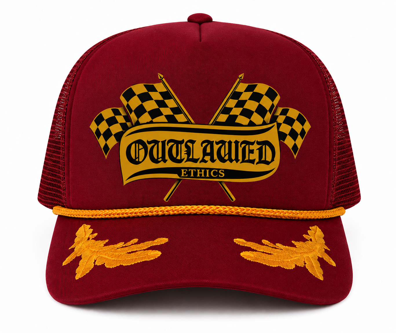 Born to race trucker hat