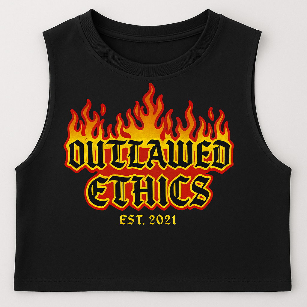 OE Ignited crop tank top