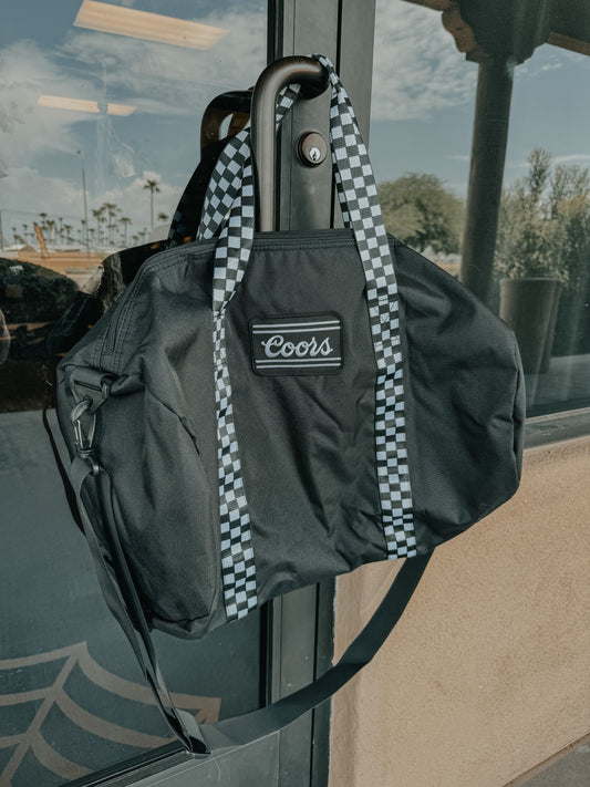 COORS Checkered Gym Bag