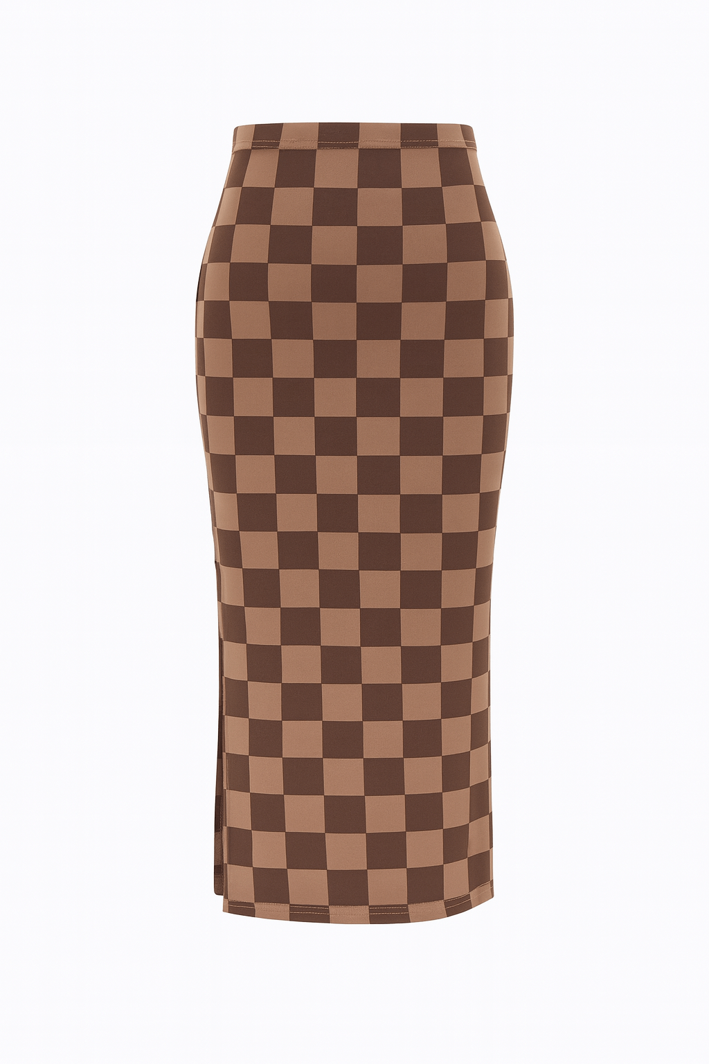 Midi skirt Chocolate Checkered