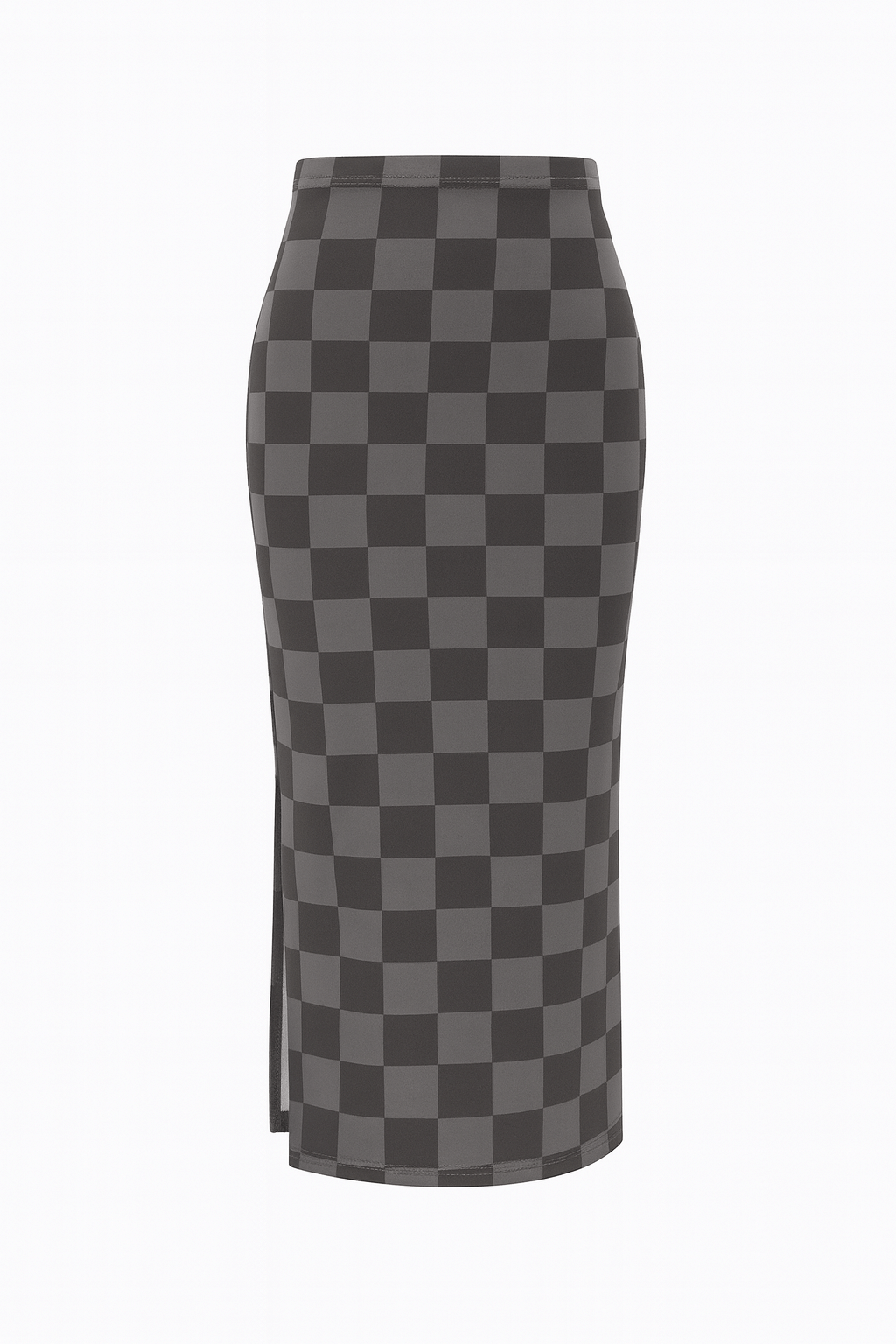Midi skirt black checkered Midi skirt black checkered