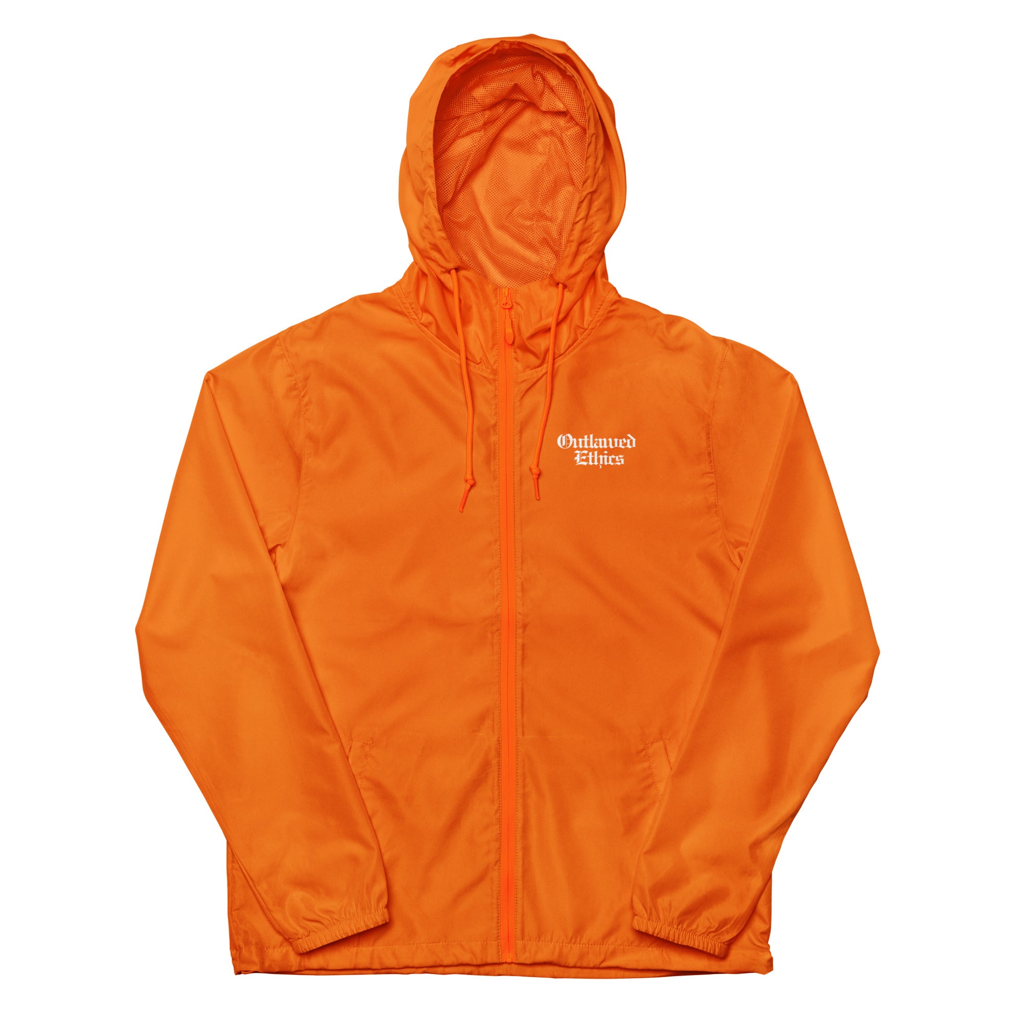 OE Panther Design Unisex lightweight zip up windbreaker