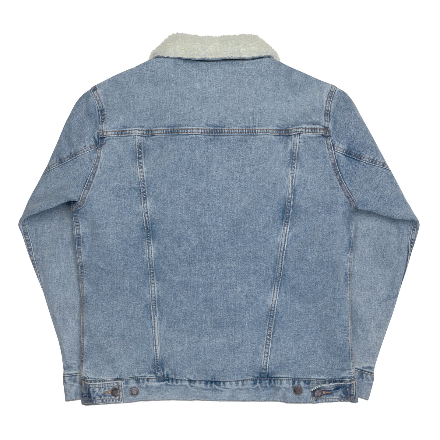 Ride The Wind Unisex denim sherpa jacket