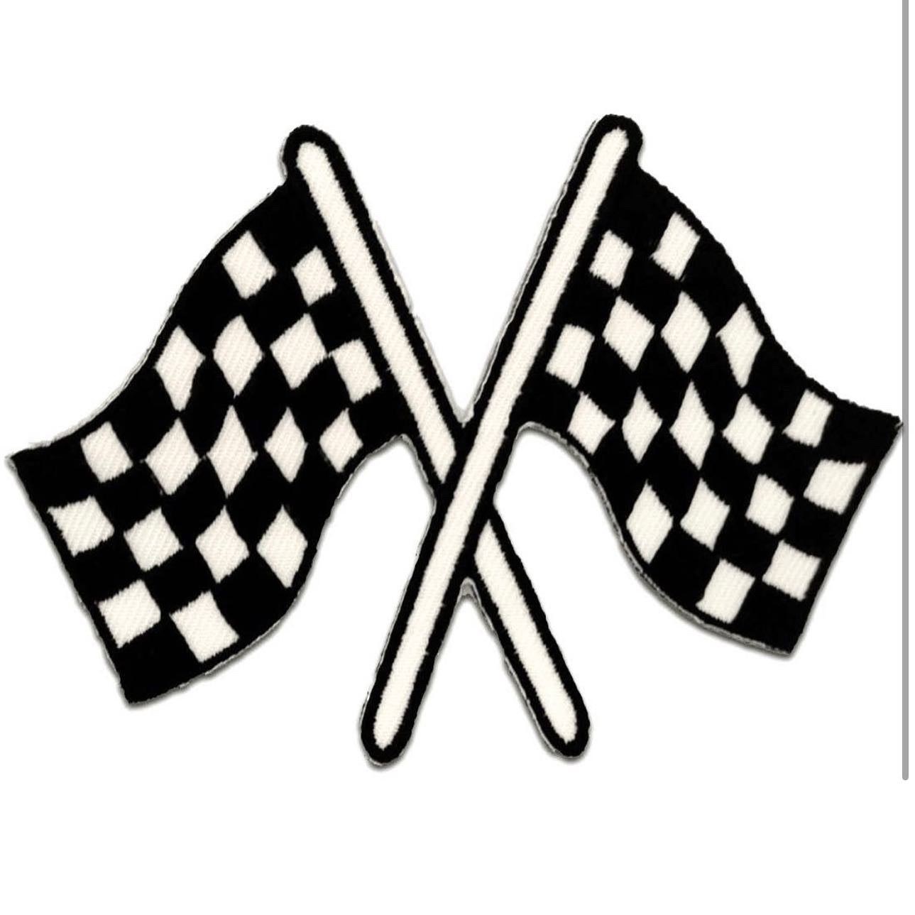 Chequered Race Flag Patch