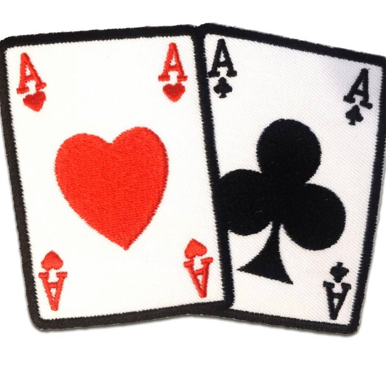 Poker Aces Cards Biker Patch